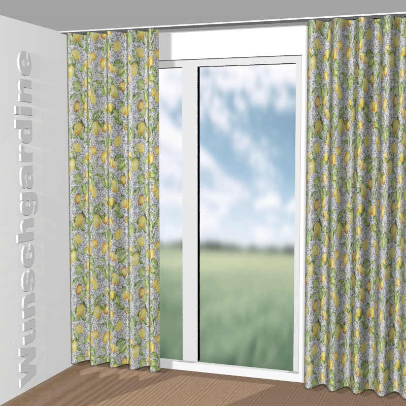 Wellenvorhang aus Limoncino JA8094-091