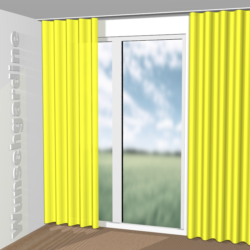 Wellenvorhang aus Lin du Sud 19643-175