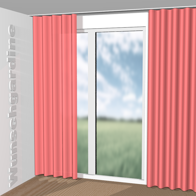 Wellenvorhang aus Lin du Sud 19643-445