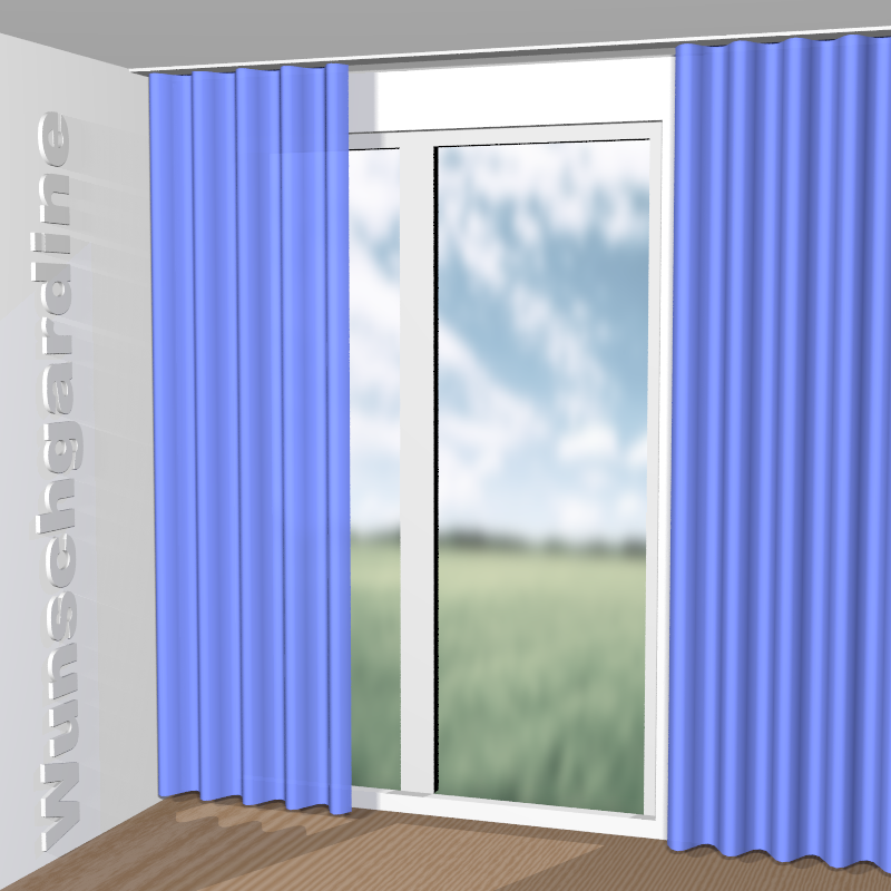 Wellenvorhang aus Lin du Sud 19643-554