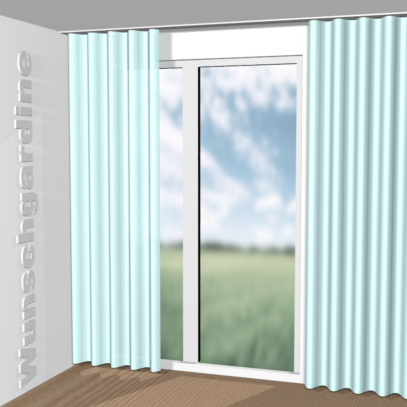 Wellenvorhang aus Lin du Sud 19643-664