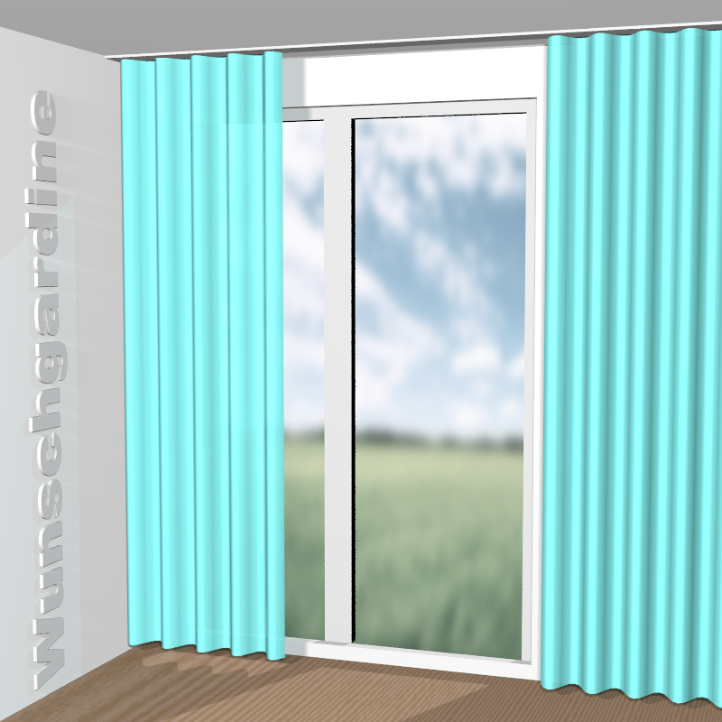 Wellenvorhang aus Lin du Sud 19643-774