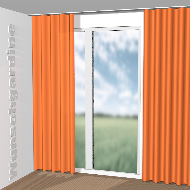 Wellenvorhang aus Lin du Sud 19643-824