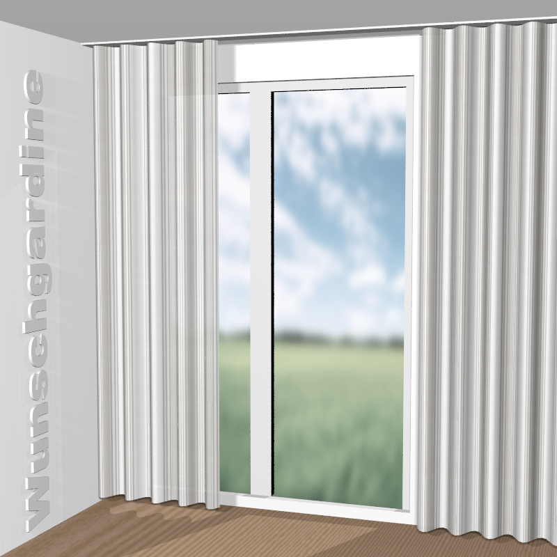 Wellenvorhang aus Listrado JA7178-091