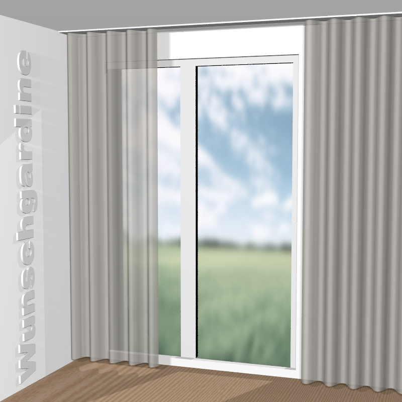 Wellenvorhang aus Lodge JA4016-070