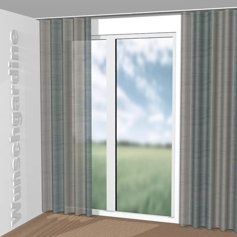 Wellenvorhang aus Loftline 9-7856-091