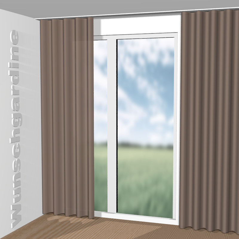 Wellenvorhang aus Loggia 11039-845