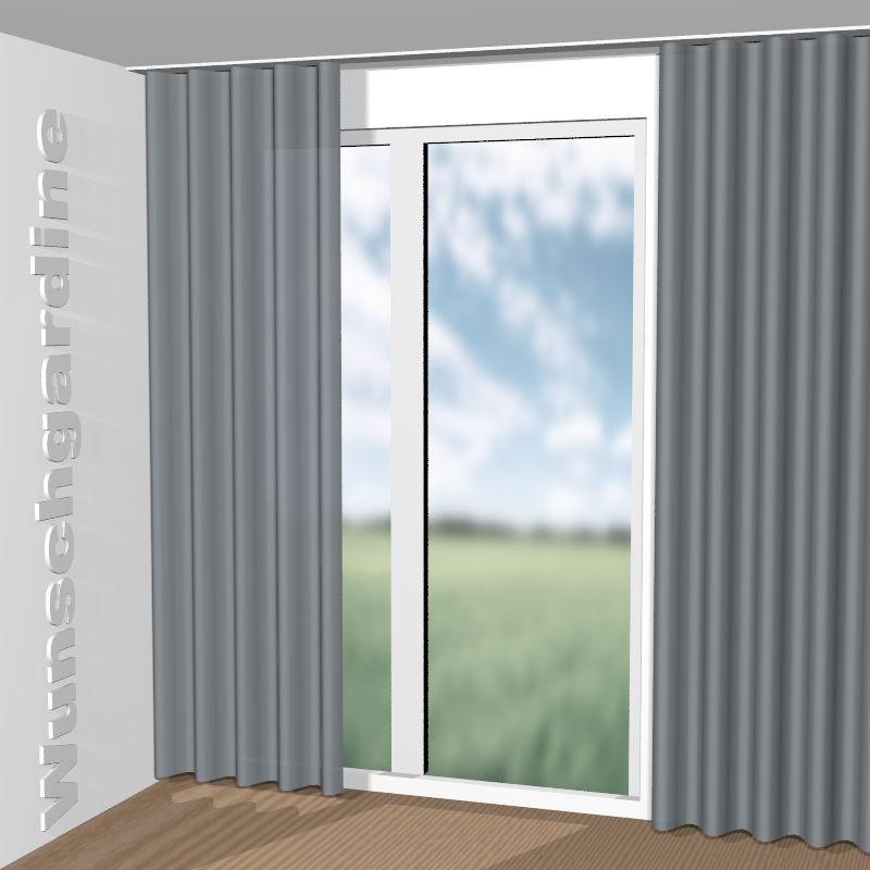 Wellenvorhang aus Louie RE 11008-555