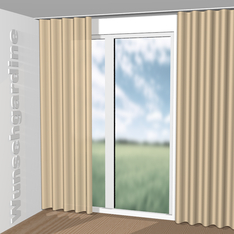 Wellenvorhang aus Louie RE 11008-882