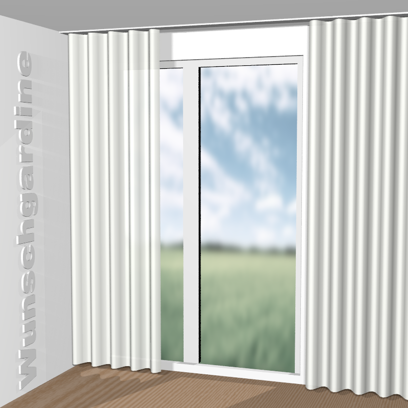 Wellenvorhang aus Louie RE 11008-990