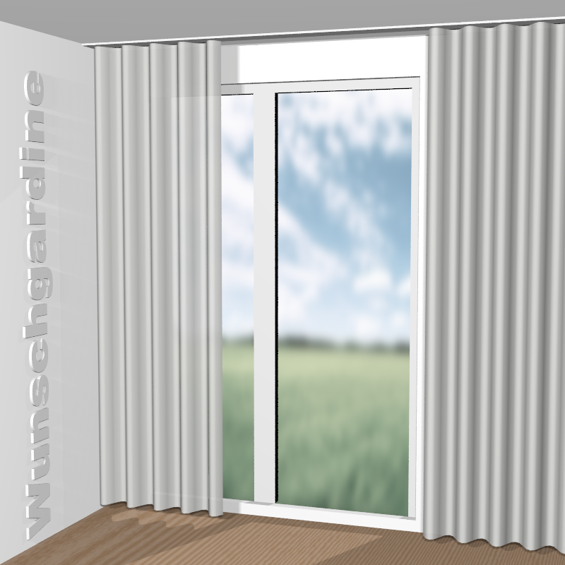 Wellenvorhang aus Louie RE 11008-993