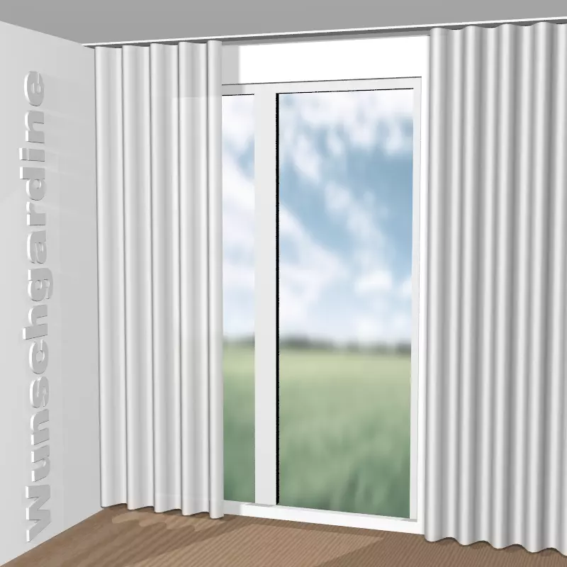 Wellenvorhang aus Lucido JA6067-072