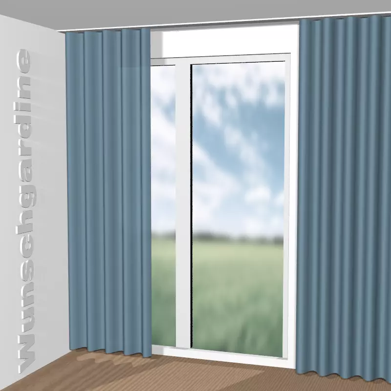 Wellenvorhang aus Lupo 1-6826-082