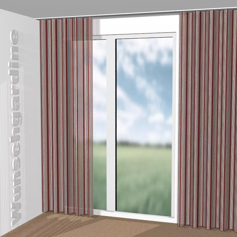 Wellenvorhang aus Magic Stripe JA2085-061