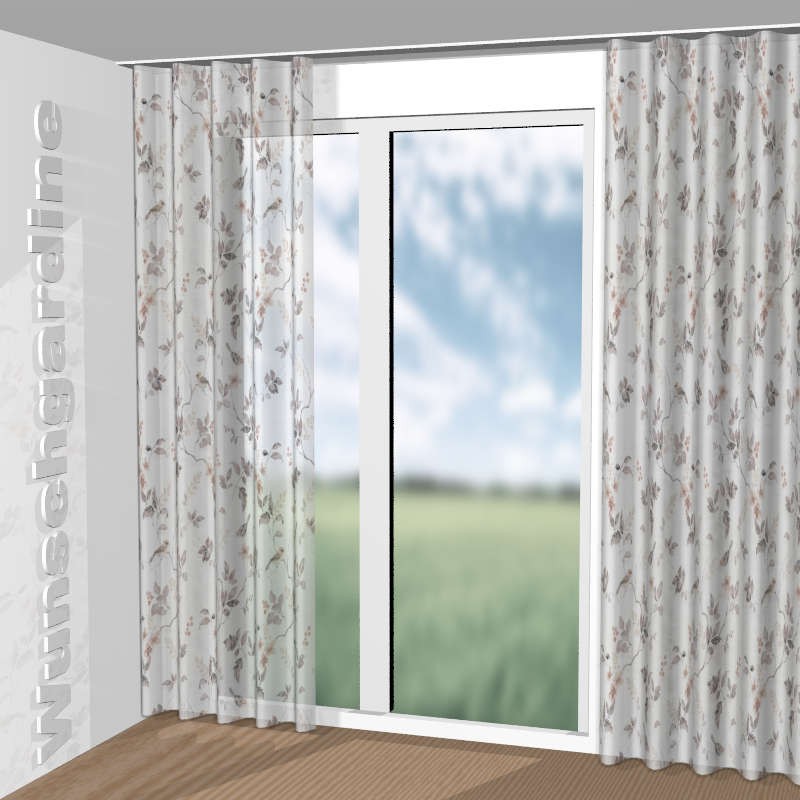 Wellenvorhang aus Melody GS4097-020