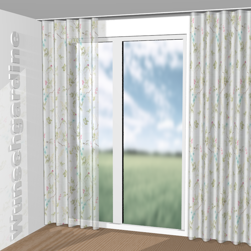 Wellenvorhang aus Melody GS4097-080