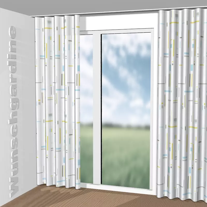 Wellenvorhang aus Memory 8-4753-080