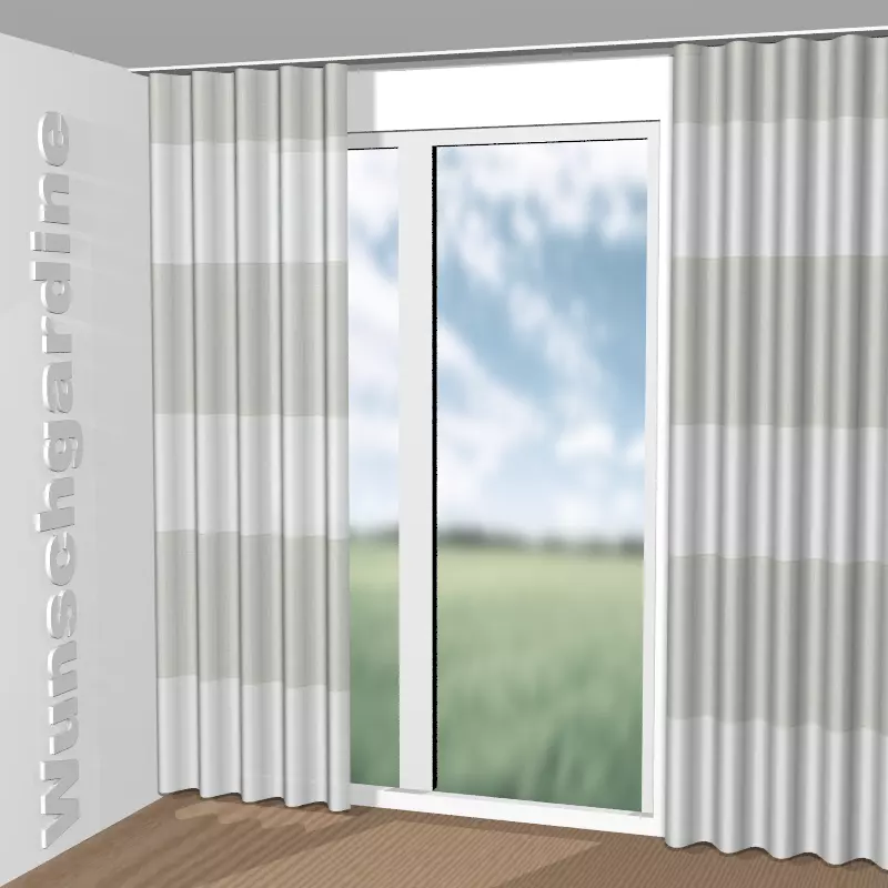 Wellenvorhang aus Memphis GS4082-030