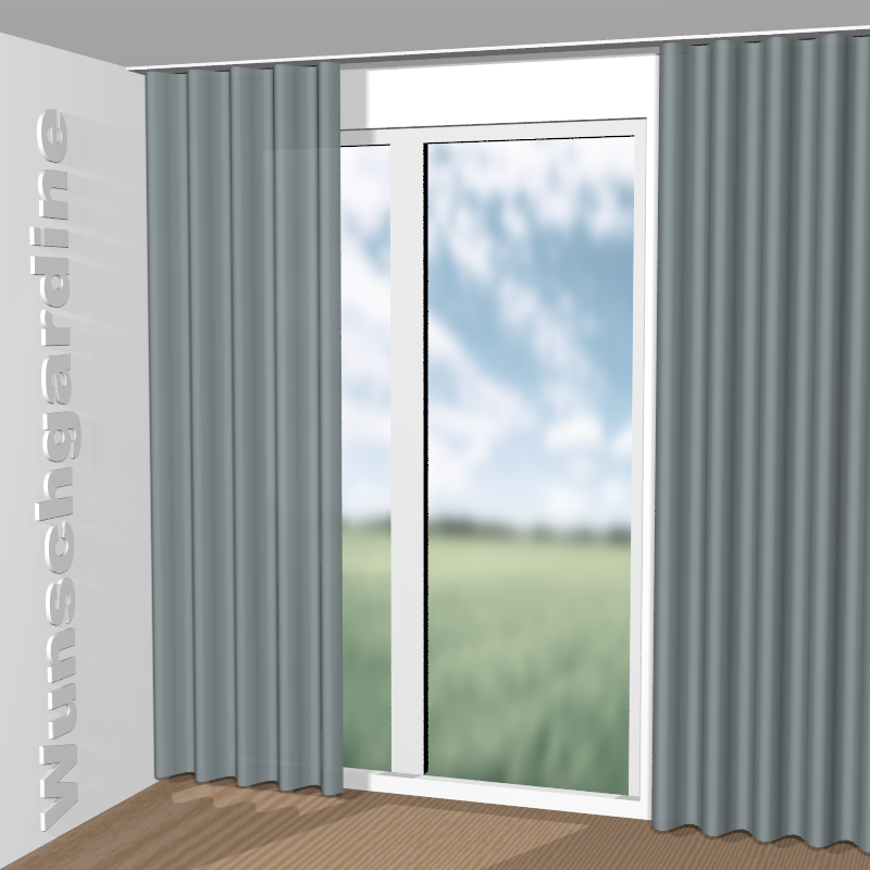 Wellenvorhang aus Messina Soft RE 11031-594