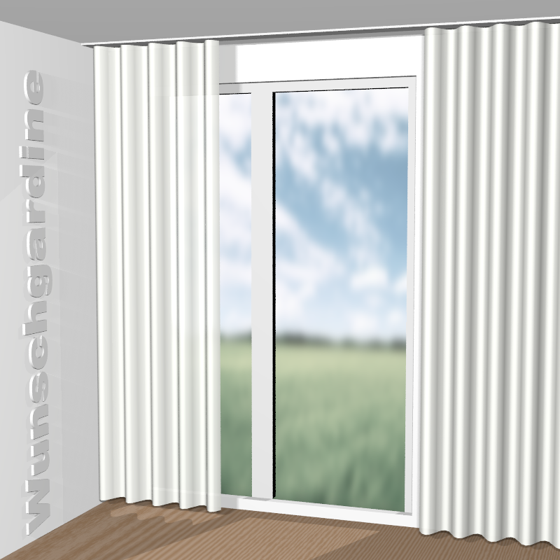 Wellenvorhang aus Messina Soft RE 11031-900