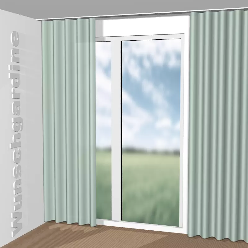 Wellenvorhang aus Milo 8-3153-080