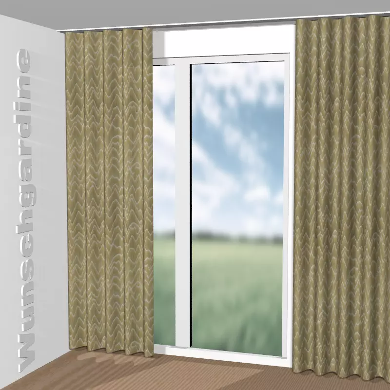 Wellenvorhang aus Montagna JA7109-071