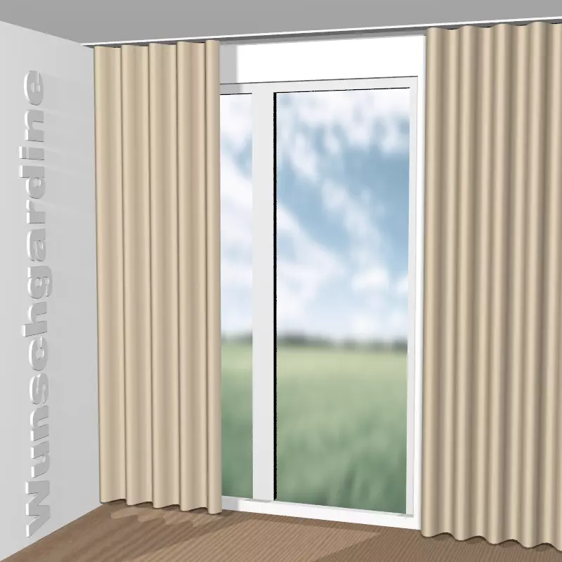 Wellenvorhang aus Moon Glow JA6083-072