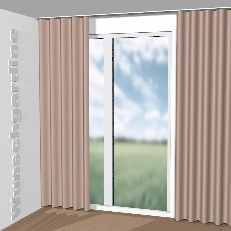 Wellenvorhang aus Moonwalk CA1495/063