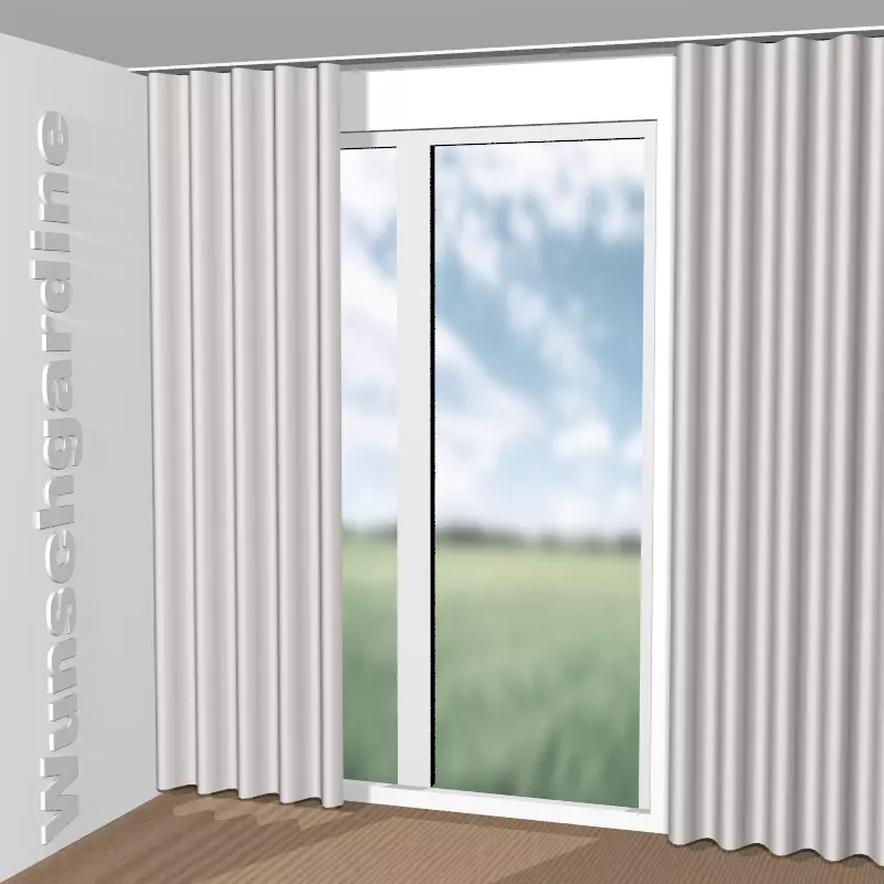 Wellenvorhang aus Moonwalk CA1495/070