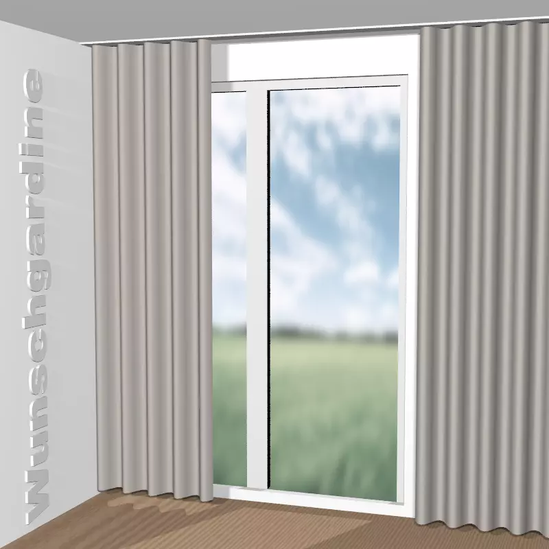 Wellenvorhang aus Moonwalk CA1495/076