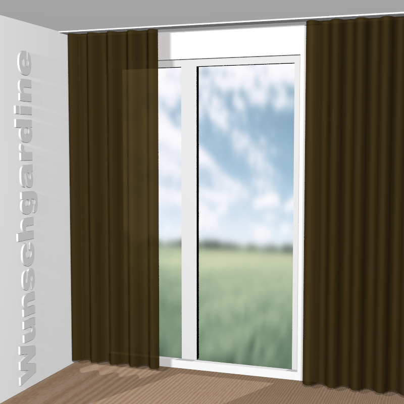 Wellenvorhang aus Nico 11023-185