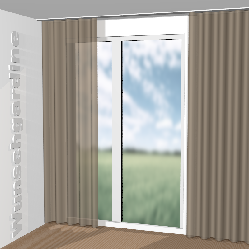 Wellenvorhang aus Nico 11023-882