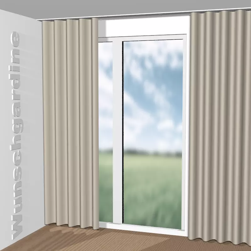 Wellenvorhang aus Night Light JA6053-076