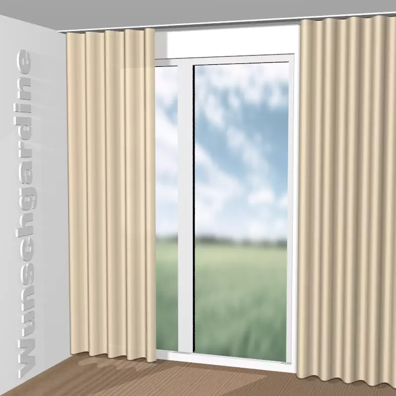 Wellenvorhang aus Noblesse JA3012-074