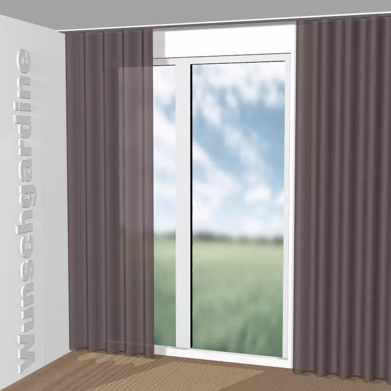 Wellenvorhang aus Opal 8-4989-062