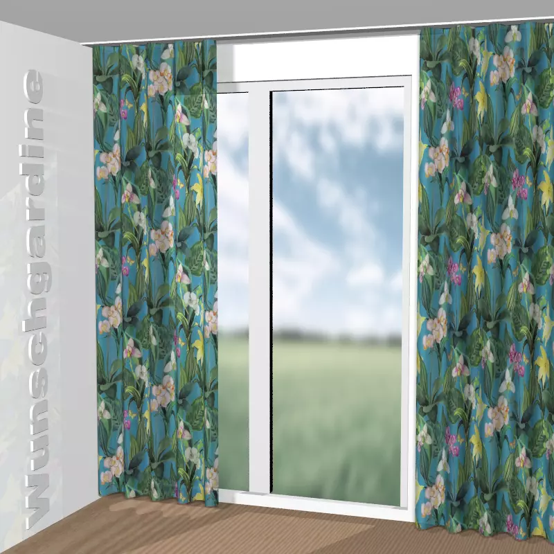 Wellenvorhang aus Orchid JA8034-080