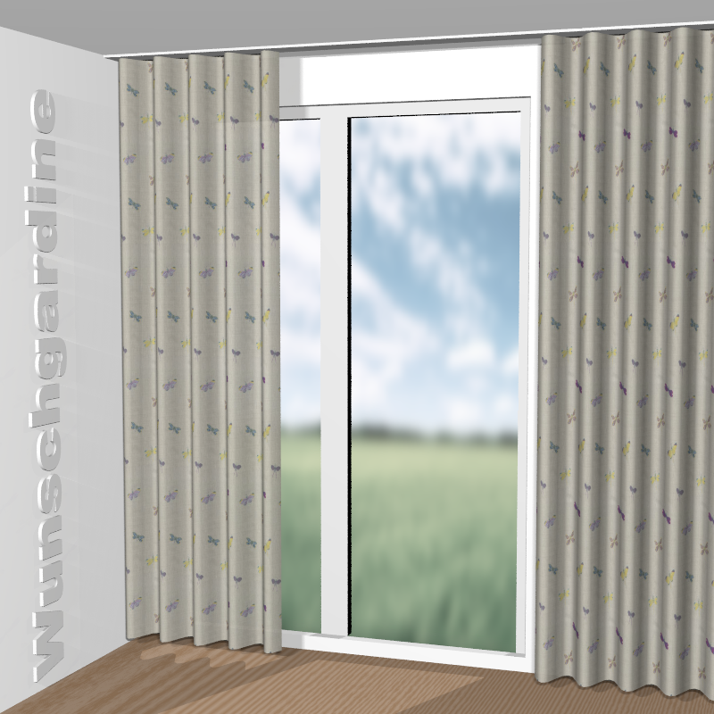 Wellenvorhang aus Papillon JA7167-080