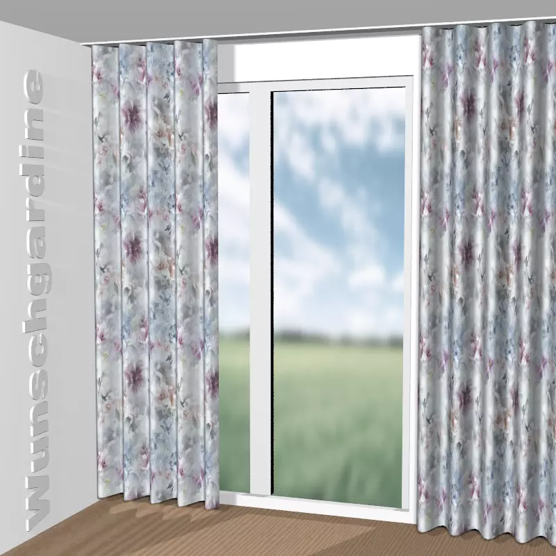 Wellenvorhang aus Paradise Fr Dimout GS8001-091