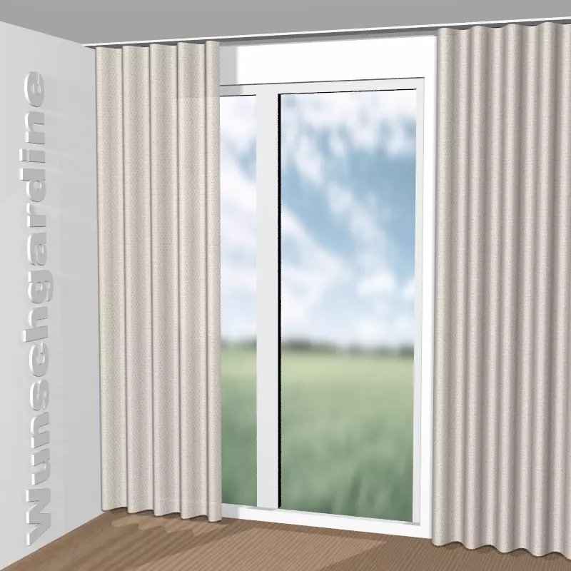 Wellenvorhang aus Pastiglia 9-2464-070
