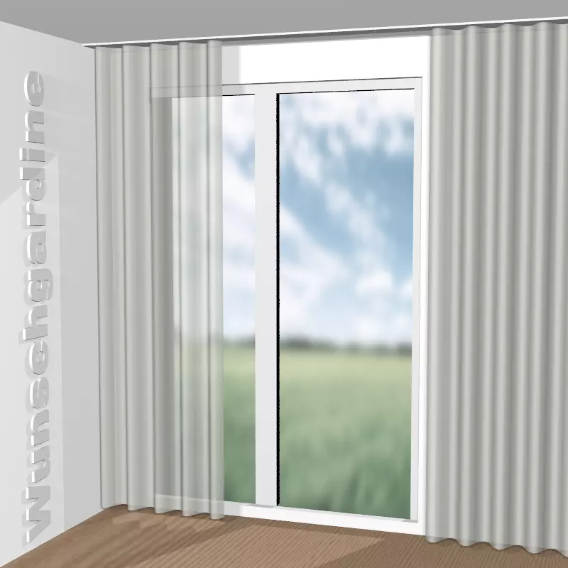 Wellenvorhang aus Pavone JA6119-070