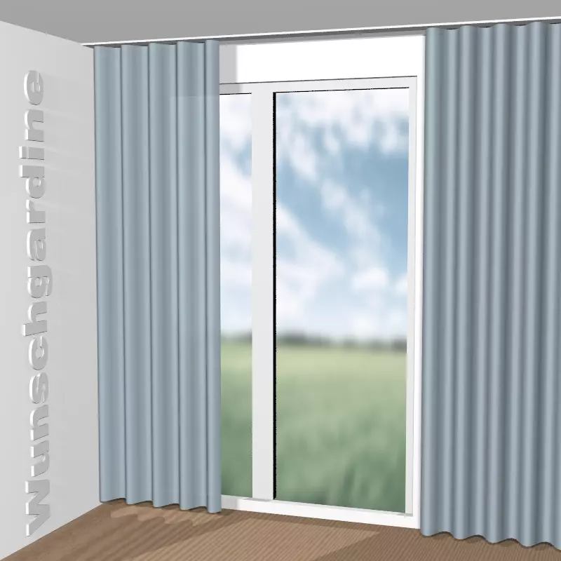 Wellenvorhang aus Pino 8-3163-051