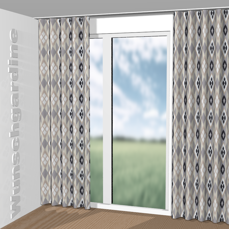 Wellenvorhang aus Red Carpet CH3309/091