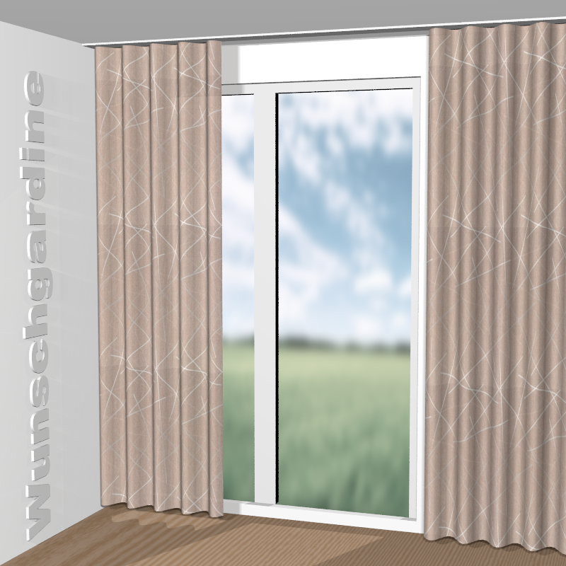 Wellenvorhang aus Reflection GS1025-060