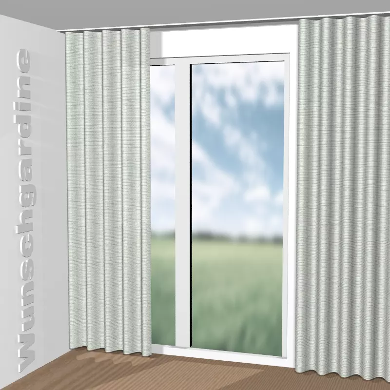 Wellenvorhang aus Reflex recycle-12