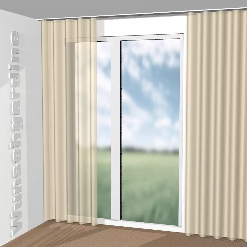 Wellenvorhang aus Riding High CH3216/040