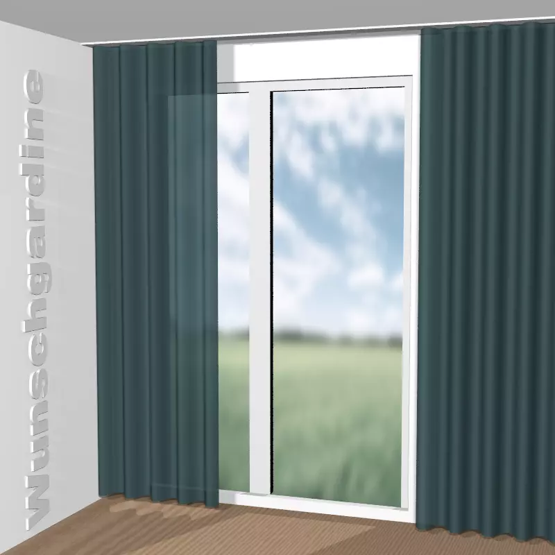 Wellenvorhang aus Rigato 9-6043-083