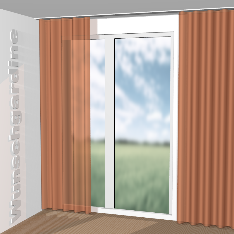 Wellenvorhang aus Royal Station CH3305/060