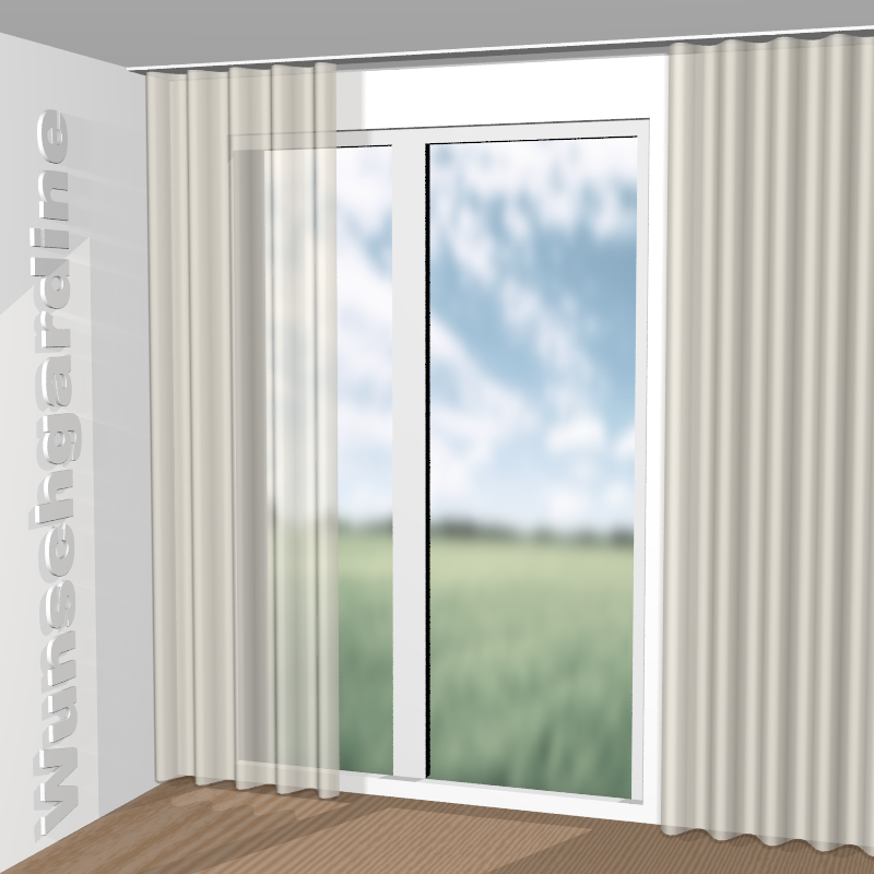 Wellenvorhang aus Royal Station CH3305/070