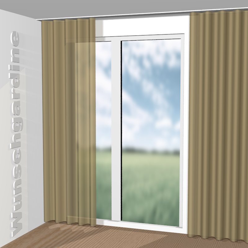 Wellenvorhang aus Royal Station CH3305/074