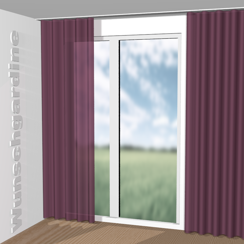 Wellenvorhang aus Royal Station CH3305/080